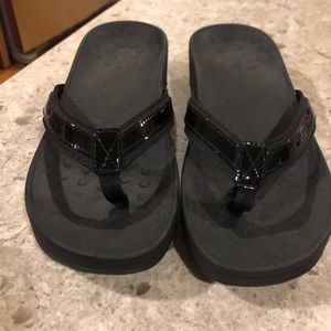 Black wedge Sandles